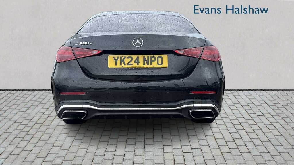 Mercedes-Benz C Class C300e Amg Line 9G-tronic 2024 YK24NPO Black #5