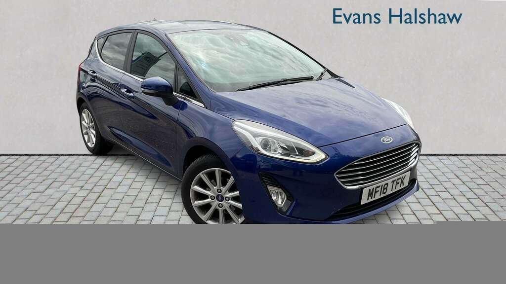 Ford Fiesta 1.0 Ecoboost Titanium 2018 MF18TFK Blue