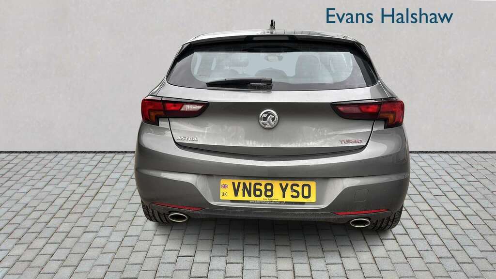 Vauxhall Astra 1.6T 16V 200 Elite Nav 2018 VN68YSO Grey #4