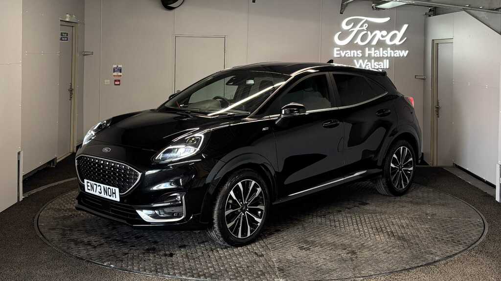 Ford Puma 1.0 Ecoboost Hybr Mhev 155 St-line Vignale Dct EN73NOH Black #2