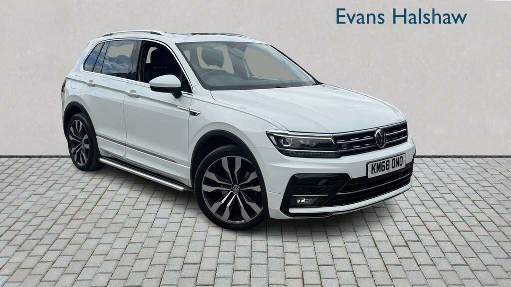Volkswagen Tiguan 2.0 Tdi 150 4Motion R-line Dsg 2018 White