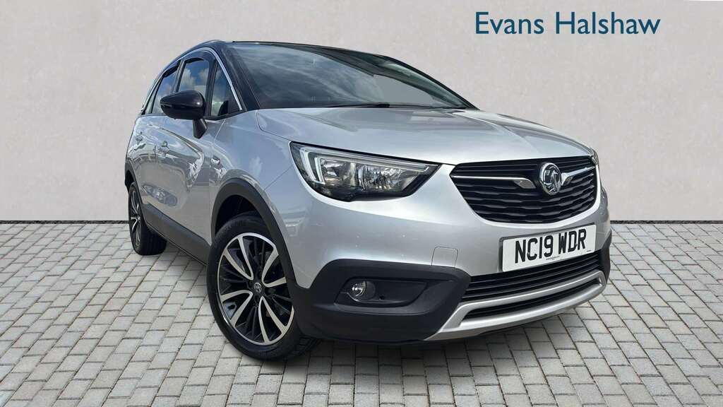 Vauxhall Crossland X 1.2T Ecotec 110 Elite 6 Speed Ss 2019 NC19WDR Silver