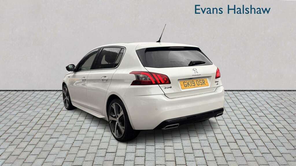 Peugeot 308 1.2 Puretech 130 Gt Line 2019 White #3