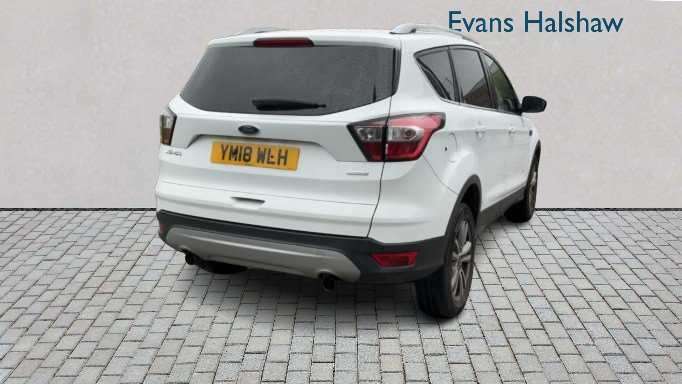 Ford Kuga 1.5 Ecoboost 182 Zetec Nav 2018 YM18WLH White #4