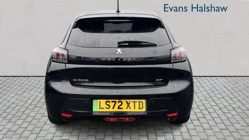 Peugeot e-208 100Kw Gt 50Kwh 2023 LS72XTD Black #4