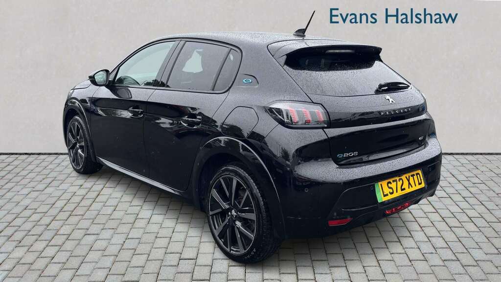 Peugeot e-208 100Kw Gt 50Kwh 2023 LS72XTD Black