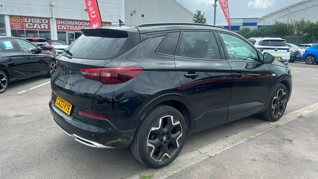 Vauxhall Grandland 1.2 Turbo Ultimate 2023 CA23KYE Black #2