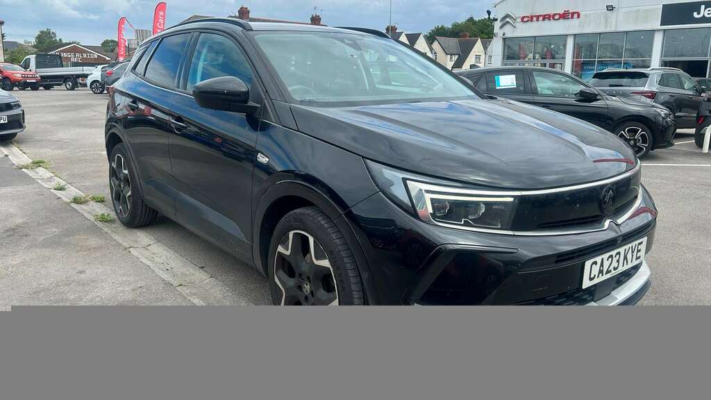 Vauxhall Grandland 1.2 Turbo Ultimate 2023 CA23KYE Black