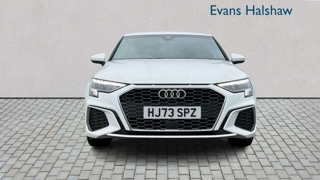 Audi A3 35 Tfsi S Line 2023 HJ73SPZ White #2