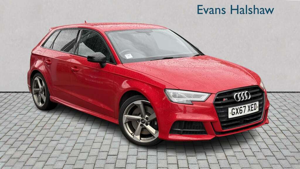 Audi A3 S3 Tfsi Quattro Black Edition S Tronic 2017 GX67XED Red