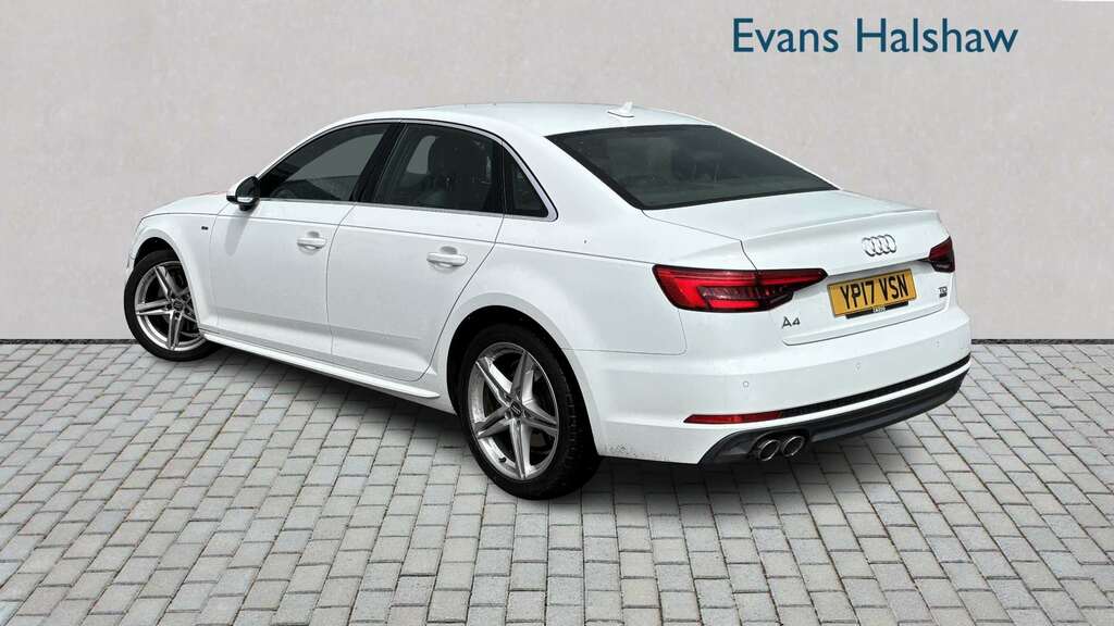Audi A4 2.0 Tdi Ultra 190 S Line 2017 White #2