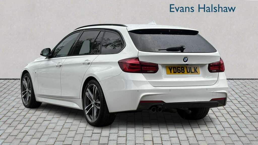 BMW 3 Series 320D M Sport Shadow Edition Step 2018 YD68ULK White #2