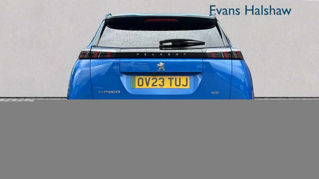 Peugeot e-2008 100Kw Gt 50Kwh 2023 Blue #4