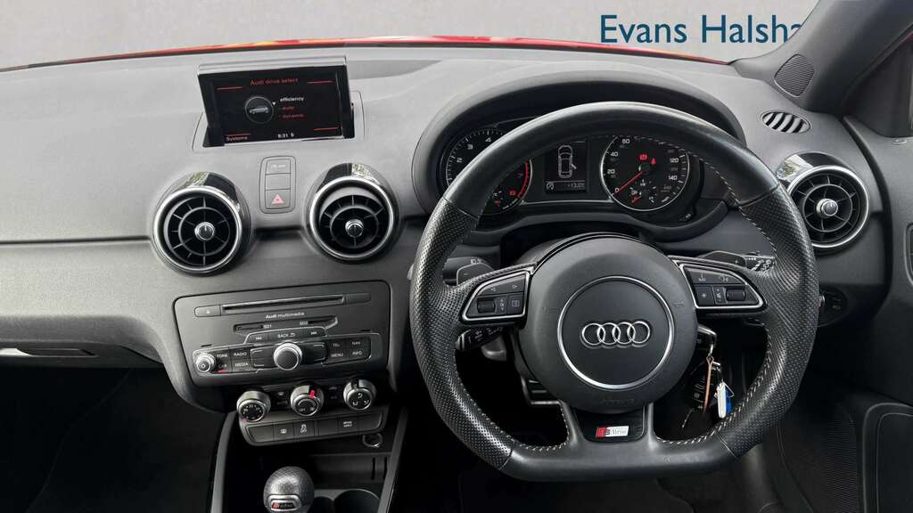 Audi A1 1.4 Tfsi 125 Black Edition Nav S Tronic 2018 Red #3