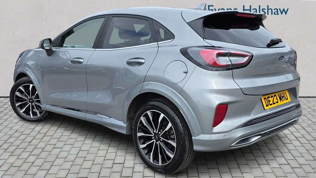 Ford Puma 1.0 Ecoboost Hybr Mhev 155 St-line Vignale Dct DE23MHU Silver #3