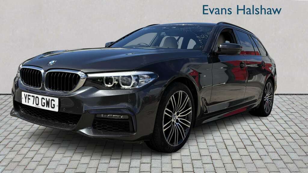 BMW 5 Series 520I M Sport 2020 Grey #3