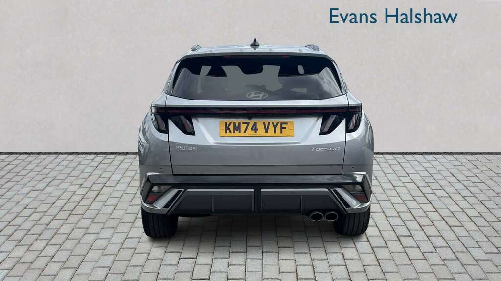 Hyundai Tucson 1.6T N Line 2024 KM74VYF Silver #6