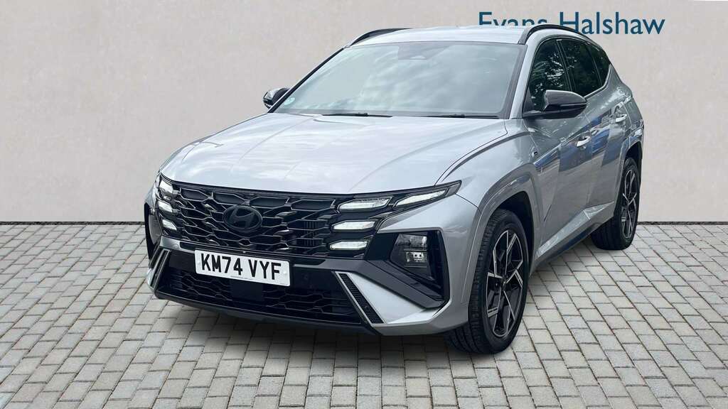 Hyundai Tucson 1.6T N Line 2024 KM74VYF Silver #3