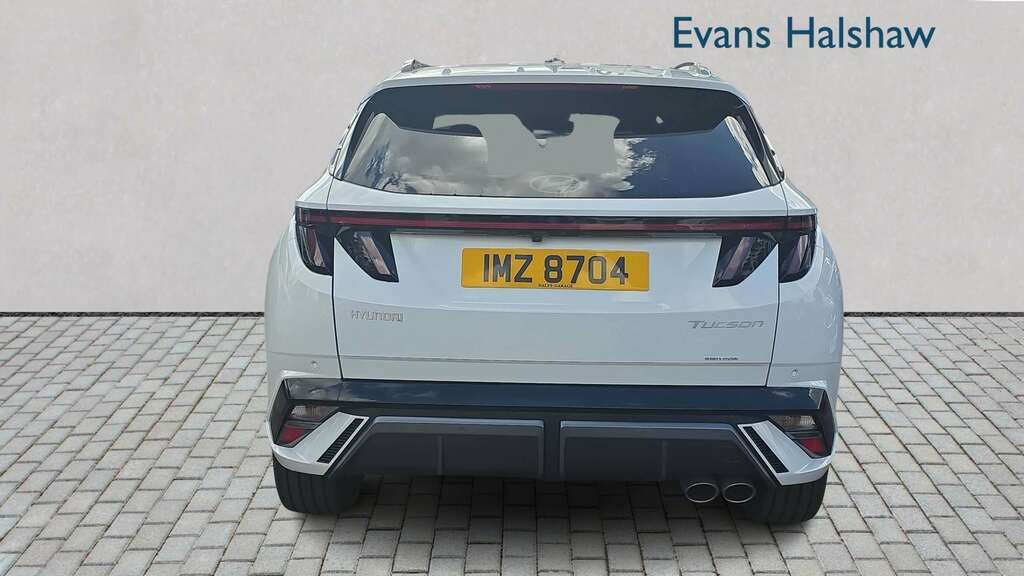 Hyundai Tucson 1.6T N Line 2025 IMZ8704 White #3