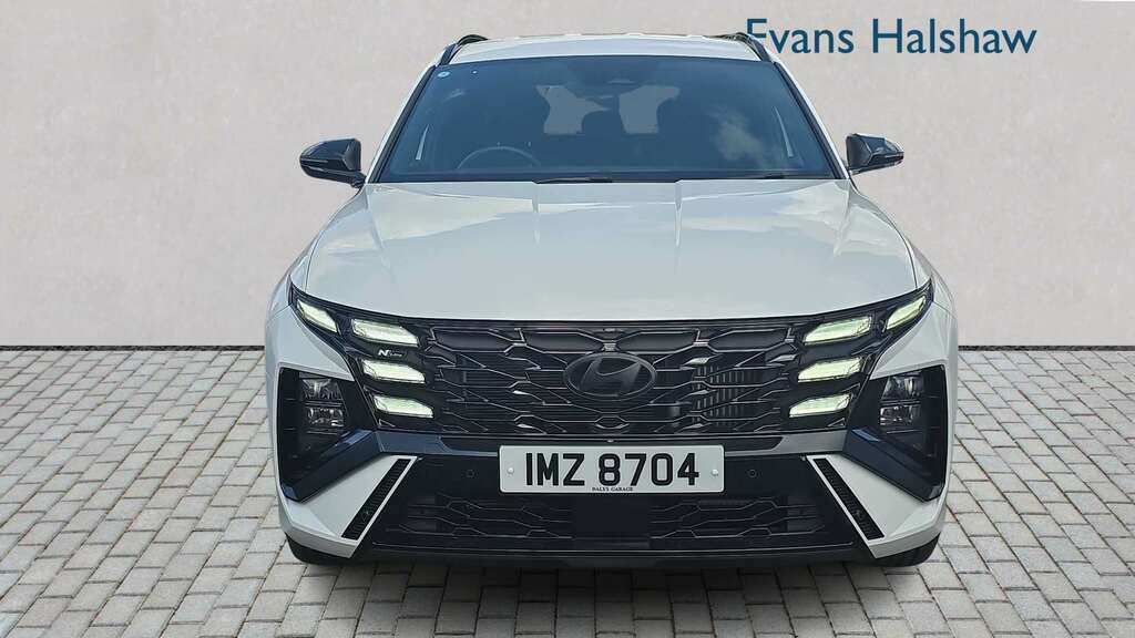 Hyundai Tucson 1.6T N Line 2025 IMZ8704 White #2