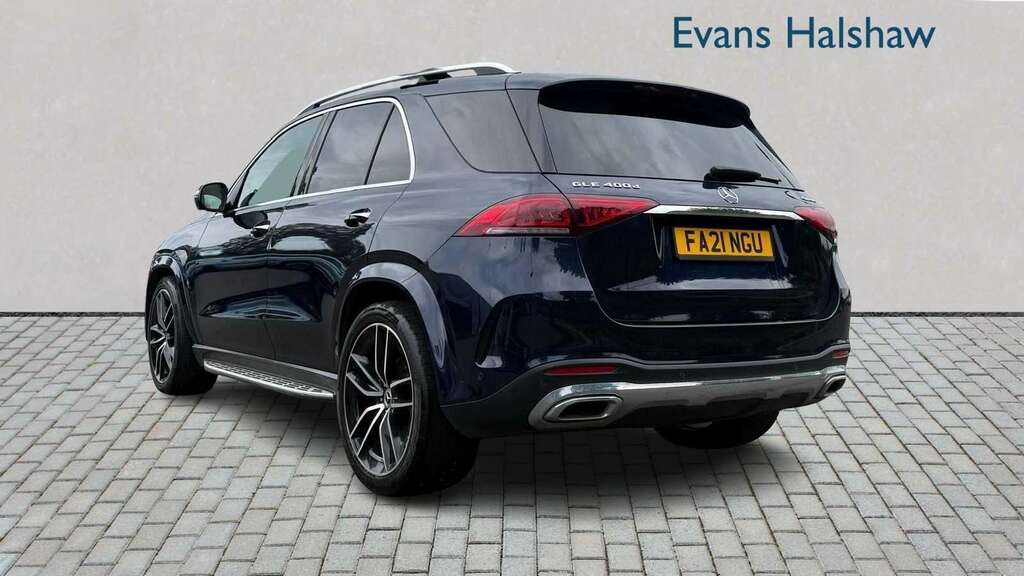 Mercedes-Benz GLE Class 400D 4Matic Amg Line Prem 9G-tron 7 St 202 Blue #4