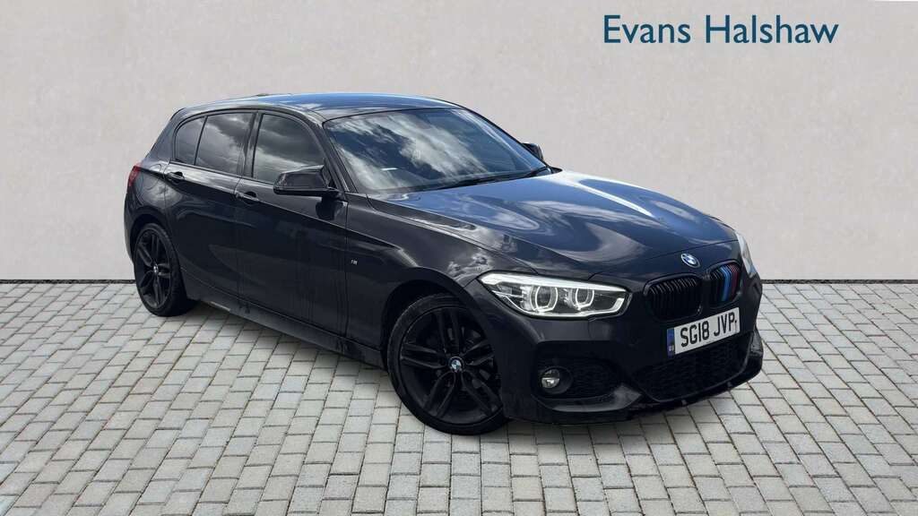 BMW 1 Series 118D M Sport Nav 2018 Black