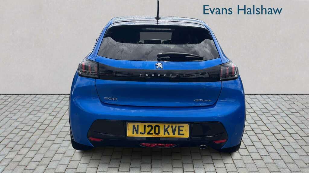 Peugeot 208 1.2 Puretech 100 Gt Line 2020 NJ20KVE Blue #4