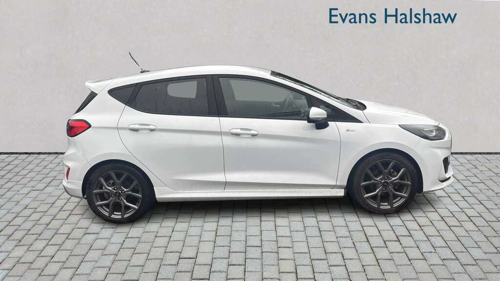 Ford Fiesta 1.0 Ecoboost Hybrid Mhev 125 St-line 2023 HW23EJK White #6