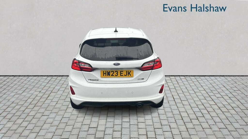 Ford Fiesta 1.0 Ecoboost Hybrid Mhev 125 St-line 2023 HW23EJK White #4