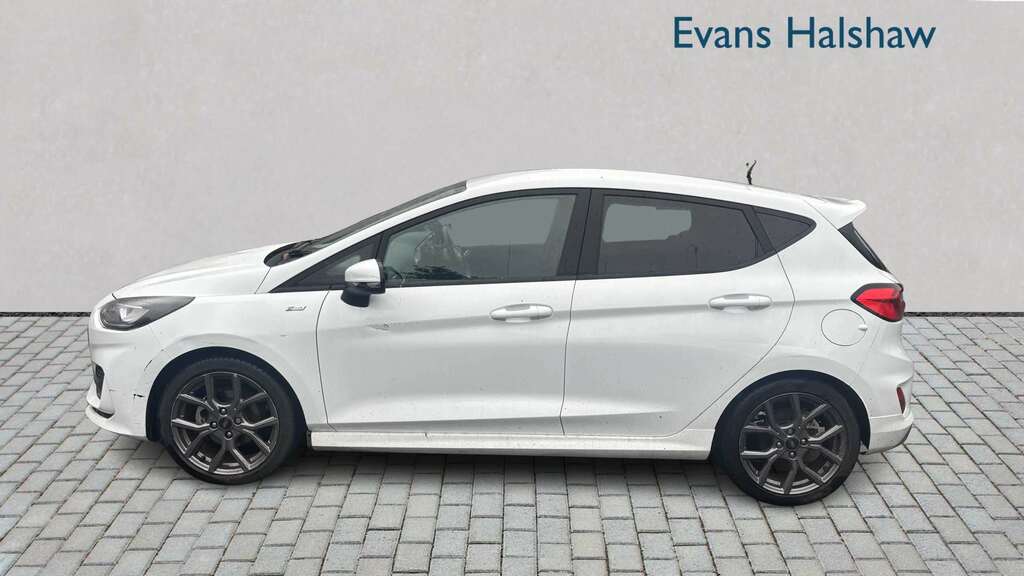 Ford Fiesta 1.0 Ecoboost Hybrid Mhev 125 St-line 2023 HW23EJK White #5