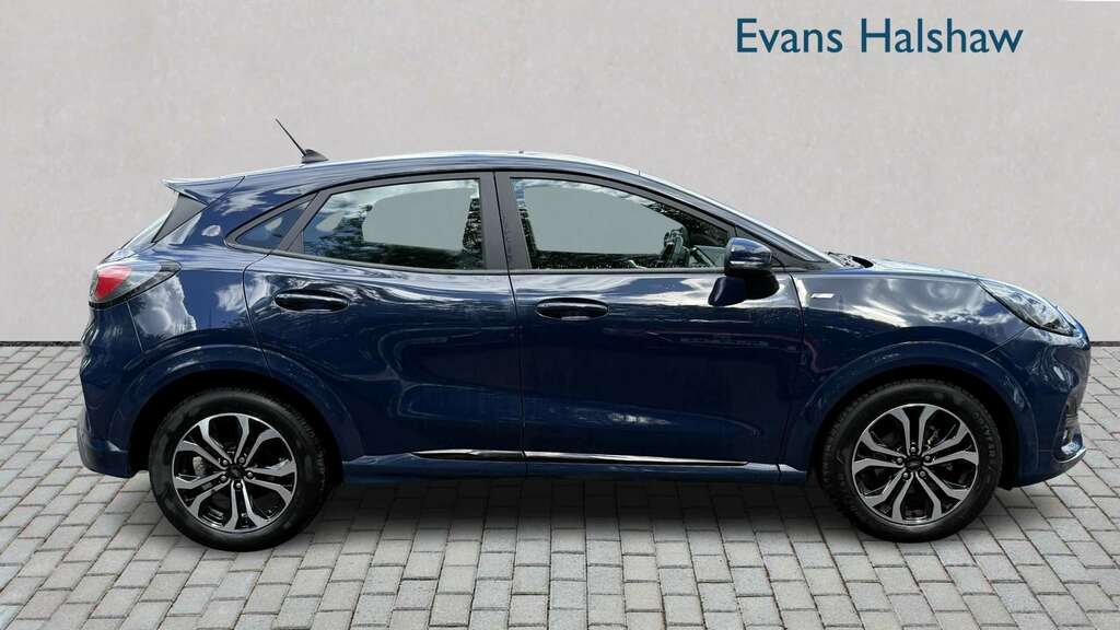 Ford Puma 1.0 Ecoboost Hybrid Mhev 155 St-line 2023 MH73CYT Blue #3
