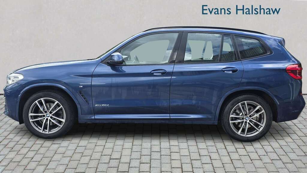 BMW X3 Xdrive20d M Sport Step 2018 BD18YRL Blue #6