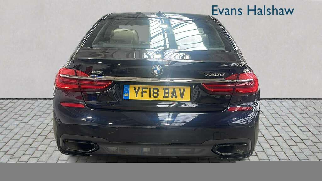 BMW 7 Series 730D Xdrive M Sport 2018 Black #5