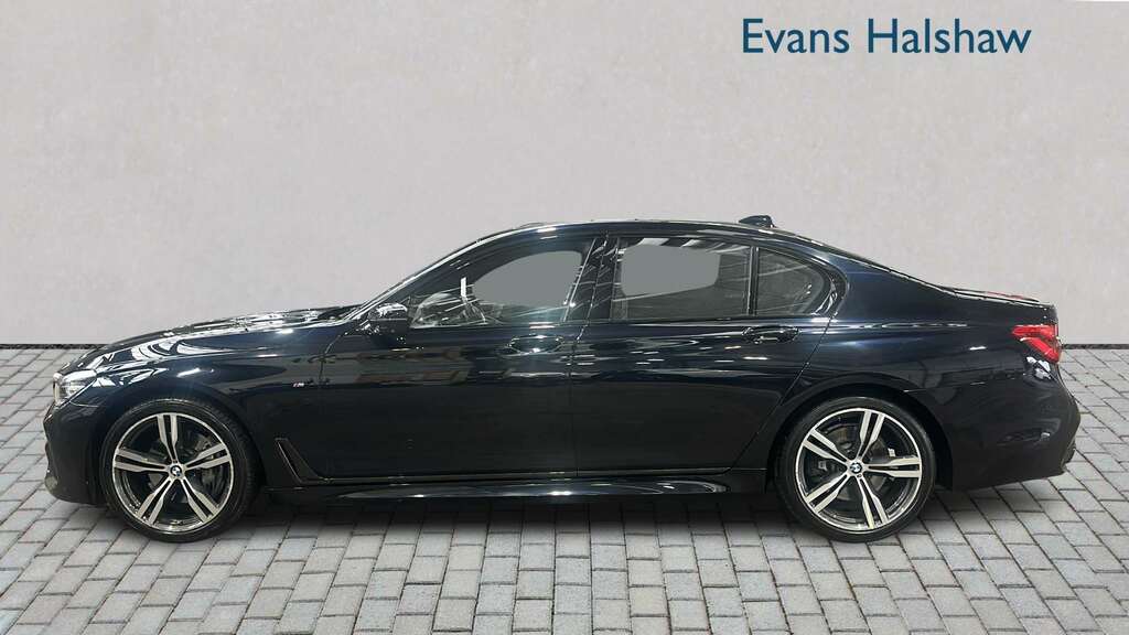 BMW 7 Series 730D Xdrive M Sport 2018 Black #3