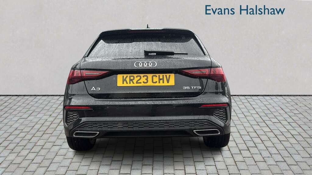 Audi A3 35 Tfsi S Line S Tronic 2023 KR23CHV Black #5