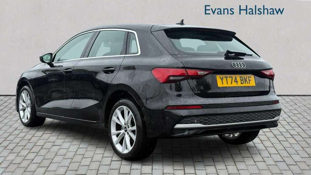 Audi A3 30 Tfsi Sport 2024 YT74BKF Black #5