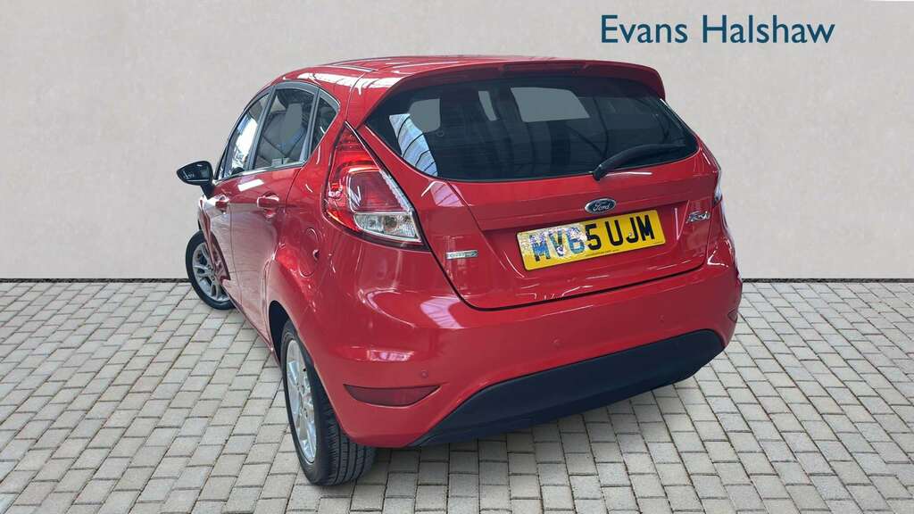 Ford Fiesta 1.0 Ecoboost Zetec 2015 MV65UJM Red #2