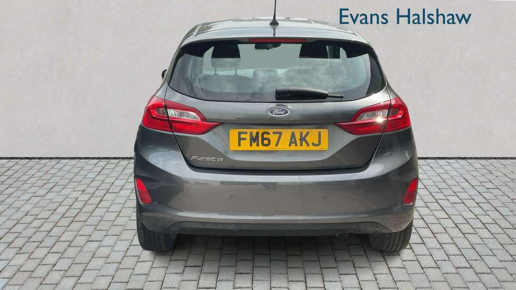 Ford Fiesta 1.0 Ecoboost Zetec 2018 FM67AKJ Grey #5