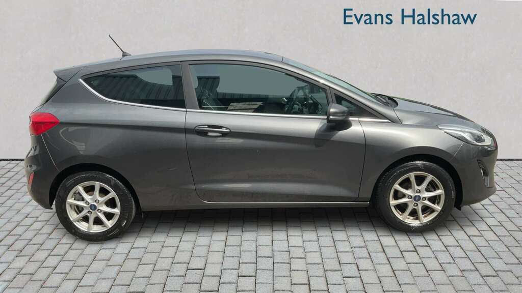 Ford Fiesta 1.0 Ecoboost Zetec 2018 FM67AKJ Grey #3