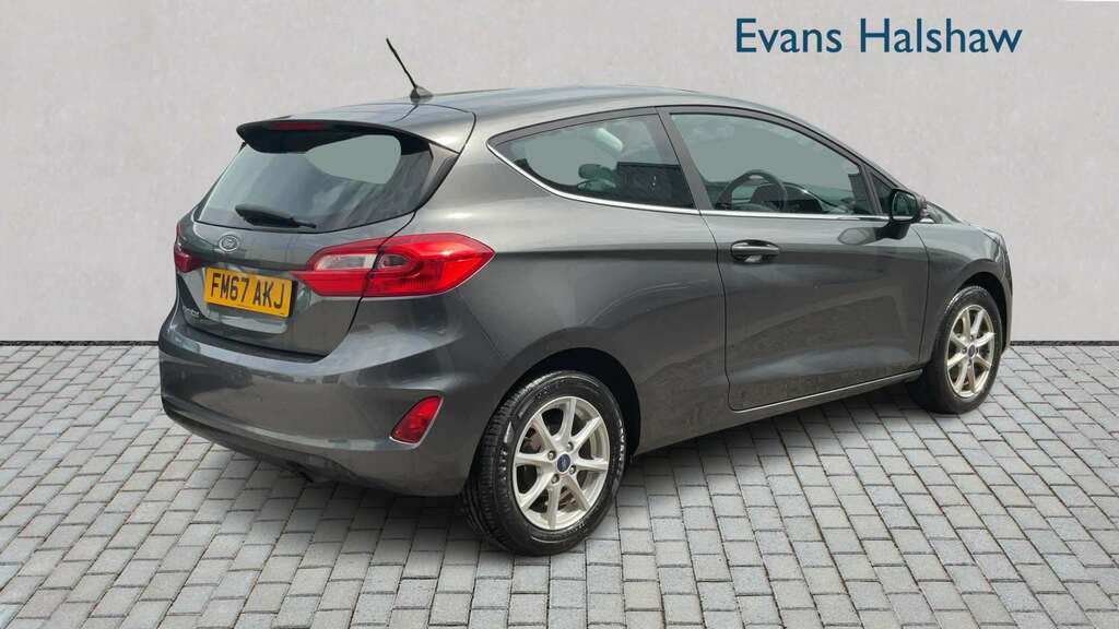 Ford Fiesta 1.0 Ecoboost Zetec 2018 FM67AKJ Grey #2