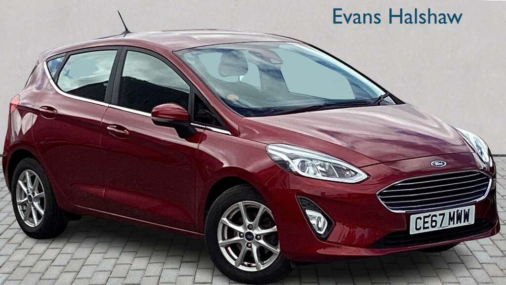 Ford Fiesta 1.0 Ecoboost Zetec 2017 CE67MWW Red #2