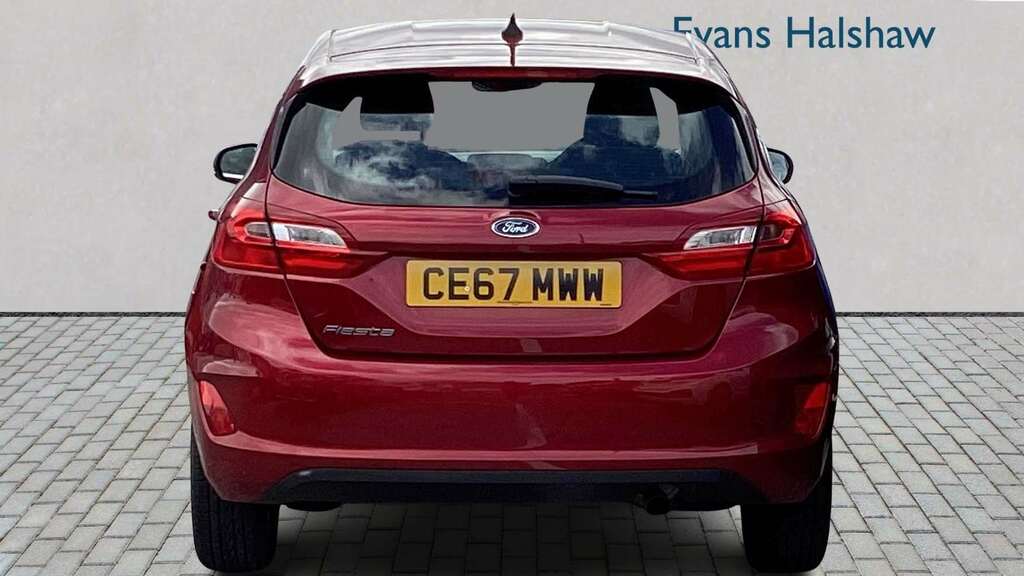 Ford Fiesta 1.0 Ecoboost Zetec 2017 CE67MWW Red #4