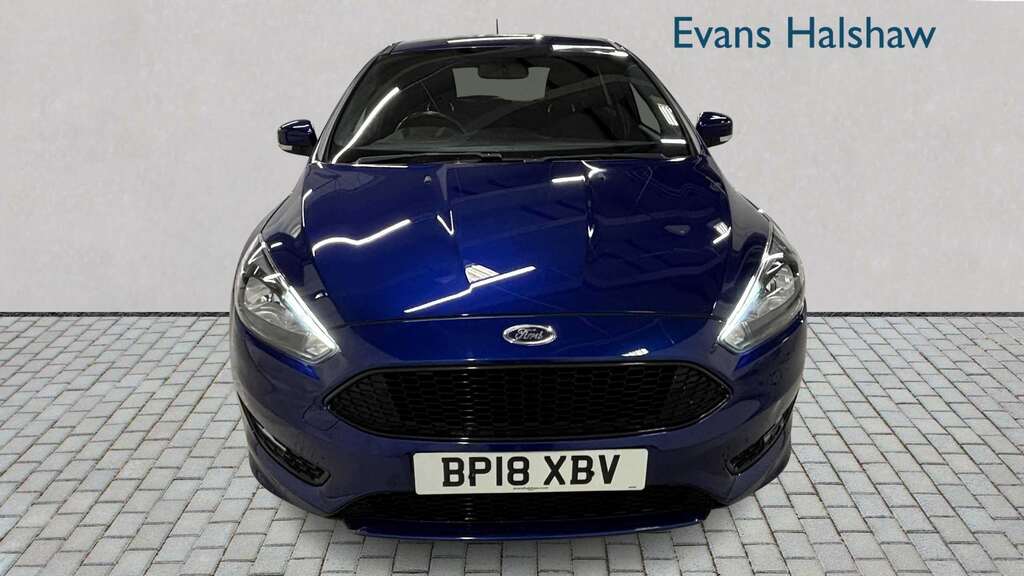 Ford Focus 1.0 Ecoboost 140 St-line Navigation 2018 BP18XBV Blue #4