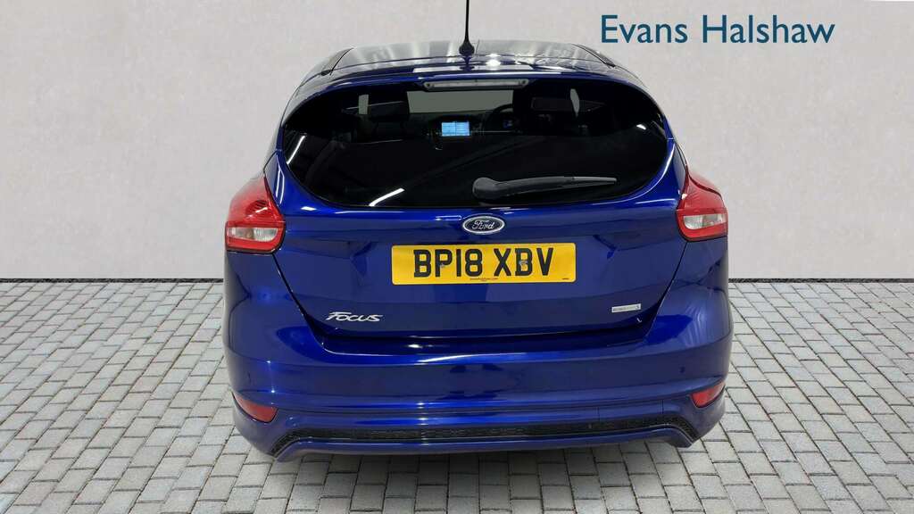 Ford Focus 1.0 Ecoboost 140 St-line Navigation 2018 BP18XBV Blue #5