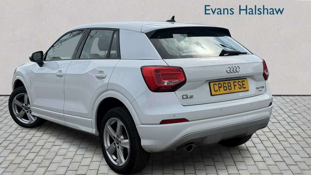 Audi Q2 1.0 Tfsi Sport 2018 CP68FSE White #2
