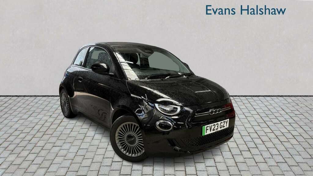 Fiat 500 Hatchback White #1