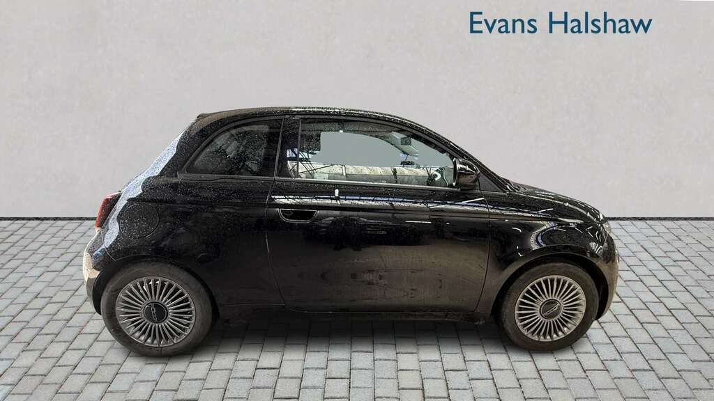 Fiat 500 Hatchback White #3