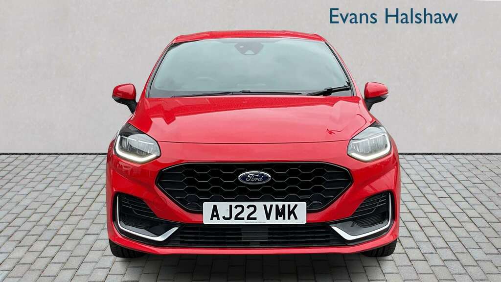 Ford Fiesta 1.0 Ecoboost Hybrid Mhev 155 St-line Vignale 2 AJ22VMK Red #4