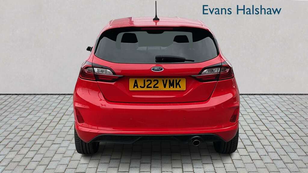 Ford Fiesta 1.0 Ecoboost Hybrid Mhev 155 St-line Vignale 2 AJ22VMK Red #5