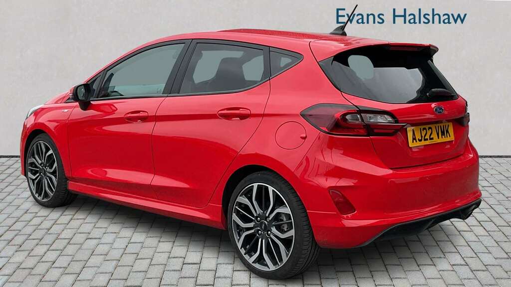 Ford Fiesta 1.0 Ecoboost Hybrid Mhev 155 St-line Vignale 2 AJ22VMK Red #2